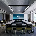Multi-function meeting room 3d model