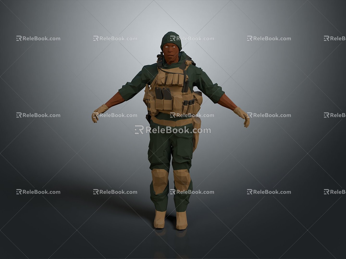 Special Forces Special Forces Special Army Special Warriors Rapid Reaction Force Soldiers Warriors 3d model