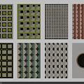 Stylish Square Rugs With Various Geometric Patterns Circular Designs And Vibrant Colors