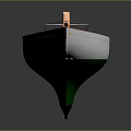 Vibrant Model Sailboat With Orange Deck White Green Hull And Sail Details