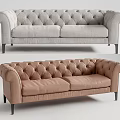 American Multiplayer Sofa 3d model