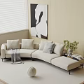Modern Multiplayer Sofa 3d model