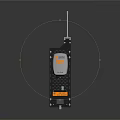 Modern Wireless Doorbell With Black Design AV Logo And Antenna Functionality