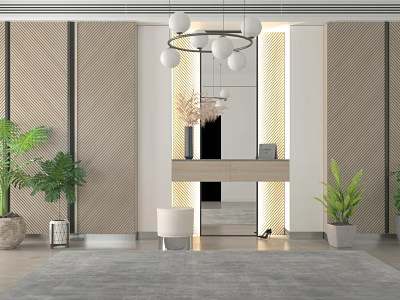 Modern Wardrobe Design With Sliding Doors And Built In Storage Solutions 3d model