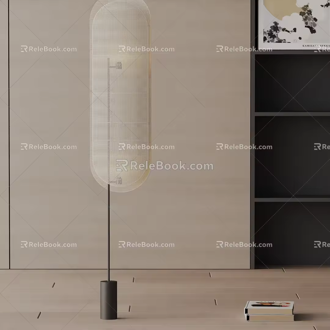 Modern floor lamp 3d model