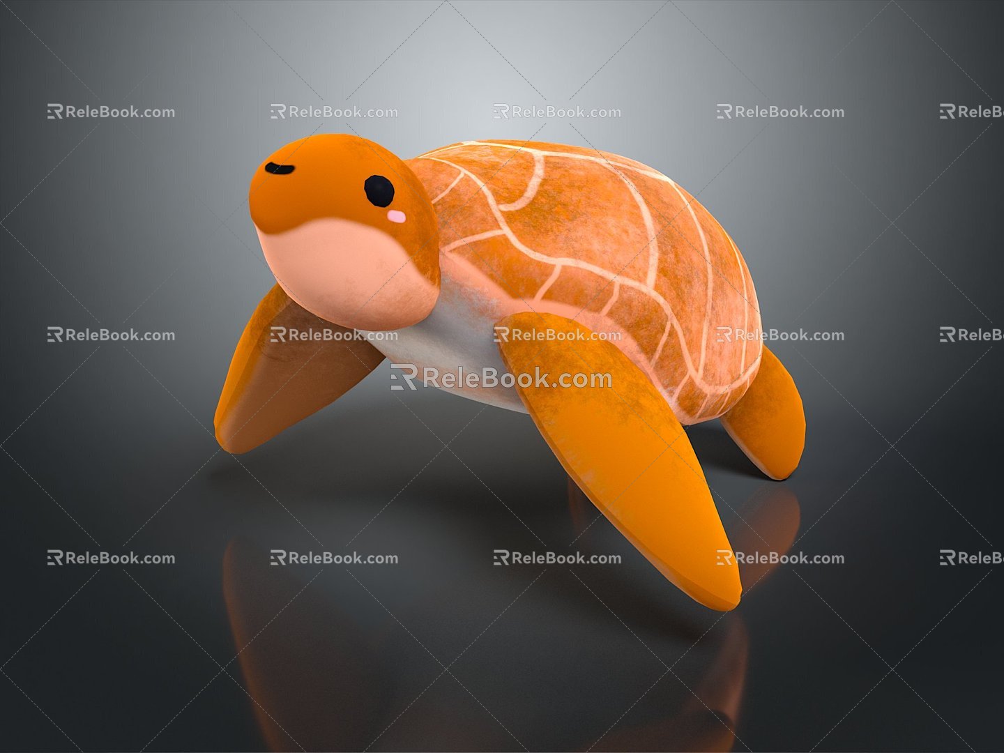 Turtle Turtle Cartoon Turtle Snapping Turtle Chickbill Turtle Reptile Cold Blooded Animal Reptile Reptile Class 3d model