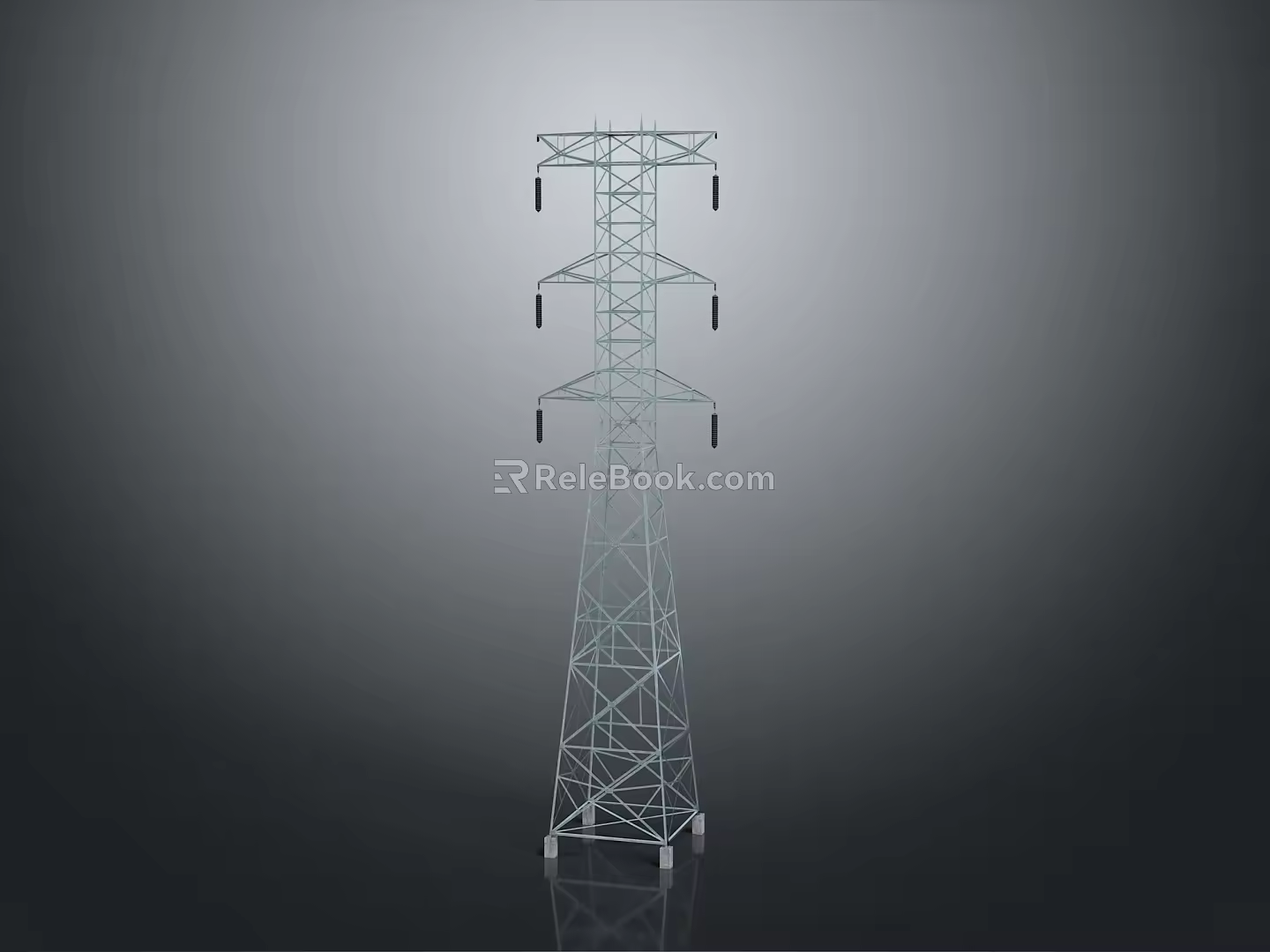 Pole Transmission Equipment Pole PBR Item Unreal 3d model