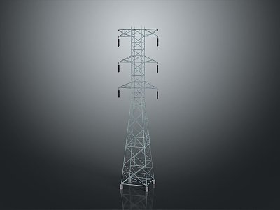 Pole Transmission Equipment Pole PBR Item Unreal 3d model