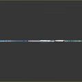 Futuristic Blue Sword Weapon With Glowing Core Metallic Shine And Reflective Surface