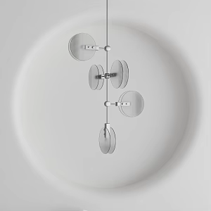 Modern chandelier 3d model