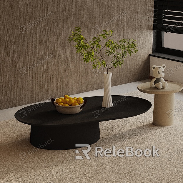 Modern coffee table model