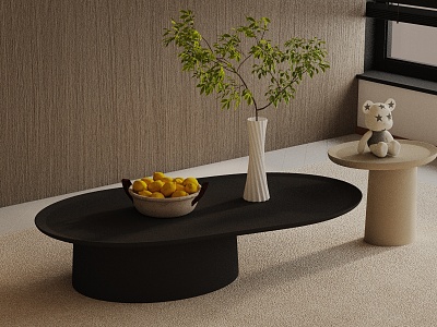 Modern coffee table model