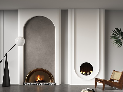 Modern Fireplace Decorative Fireplace model