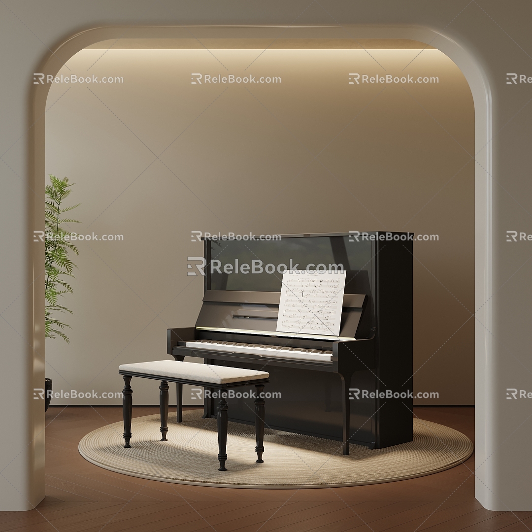 Piano 3d model