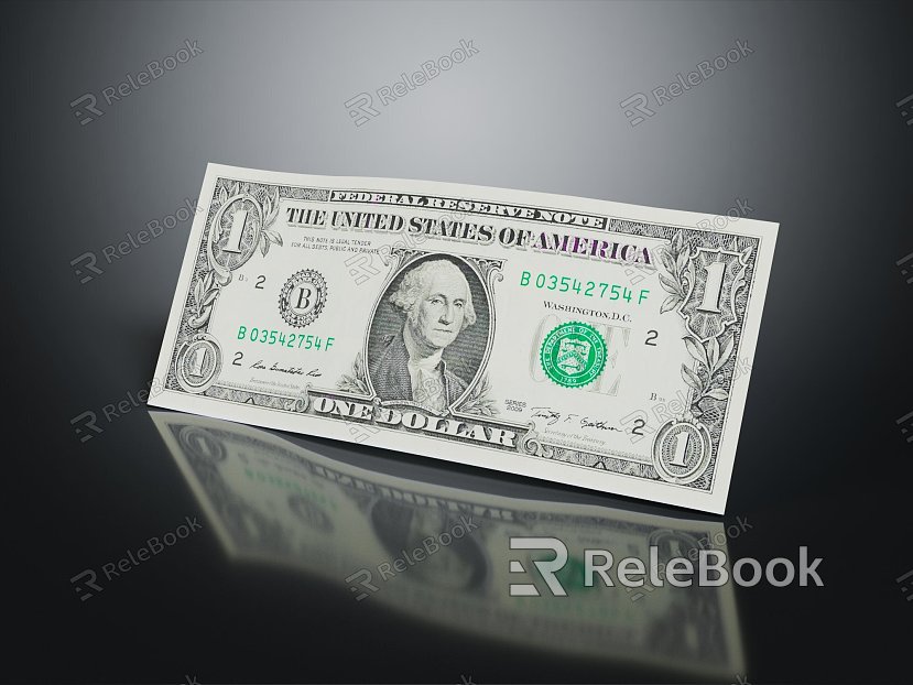 Modern Dollar Bills Dollar Notes model