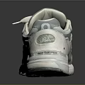 Light Gray New Balance Casual Sneakers With Mesh And Leather Upper White Sole