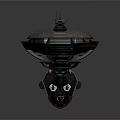 Futuristic Cosmic Spacecraft 3D Model With Advanced Hull And Structure Design