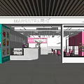 Marsstea Milk Tea Shop With Pink White Interior Open Counter Seating And Colorful Drinks