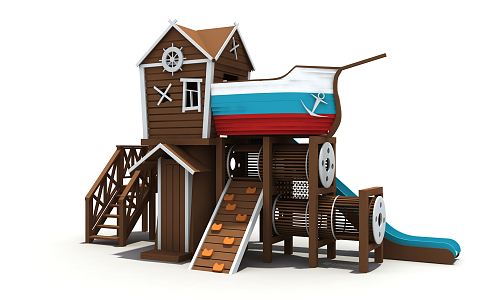 Modern Amusement Equipment 3d model