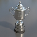 Trophy Silver Cup Decorations Champion Trophy Medal Creative Trophy Low Face Number Low Model Simple Model Game Sub-era Film and Television Level Super Realism 3d model