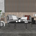 Modern Sofa Coffee Table Combination Multiplayer Sofa Coffee Table 3d model