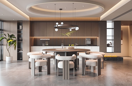 Modern Restaurant 3d model