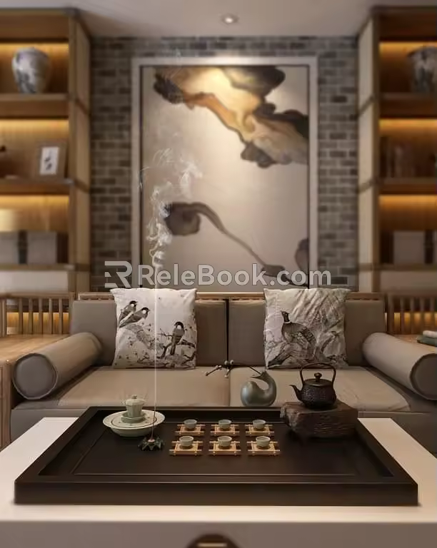 Tea Set 3d model