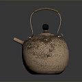 Handcrafted Copper Kettle With Textured Surface And Vintage Design For Daily Use