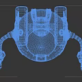 Smart Robot Featuring Spherical Design Silver Metallic Body Golden Stripes Wheels And Mechanical Arms