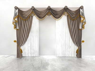 Curtains 3d model