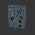 Modern Electrical Control Panel With Buttons Switches Indicators And Display Screen