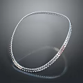 Silver Metallic Chain Belt Fashionable Accessory for Stylish Clothing Outfits