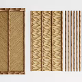 Modern Screen Bamboo Screen 3d model