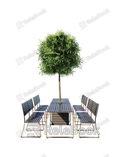 Modern Outdoor Table and Chair Outdoor Combination Table and Chair model