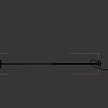 Modern Black Metal Wall Lamp With Long Curved Arm And White Shade