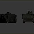 Camouflage Painted Military Tanks With Tracked Design And Armored Exteriors