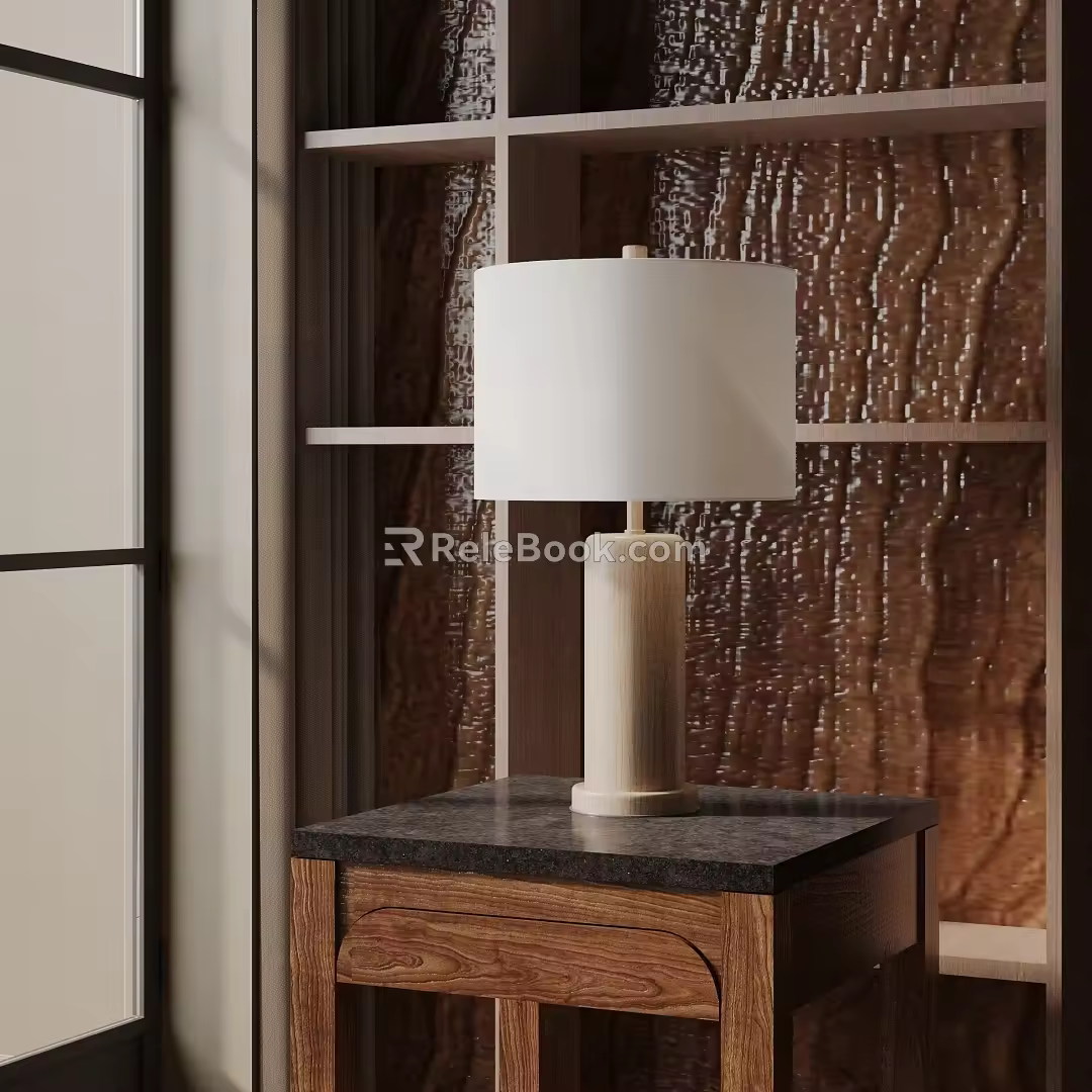Modern table lamp 3d model