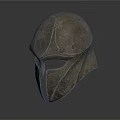 Ancient Warrior Battle Helmet With Intricate Bronze Craftsmanship And Metallic Texture Design