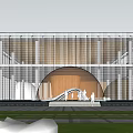 Exhibition Center Activity Center 3d model