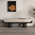 modern bench sofa stool 3d model