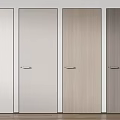 Modern Hinged Doors with Sleek Handles in Various Colors for Home Interiors