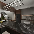 Modern Luxury Open Plan Living And Dining Room With Comfortable Sofa And Warm Wood Decor