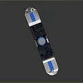 Children Friendly Skateboard With Blue Graphics And Lightweight Design For Young Riders