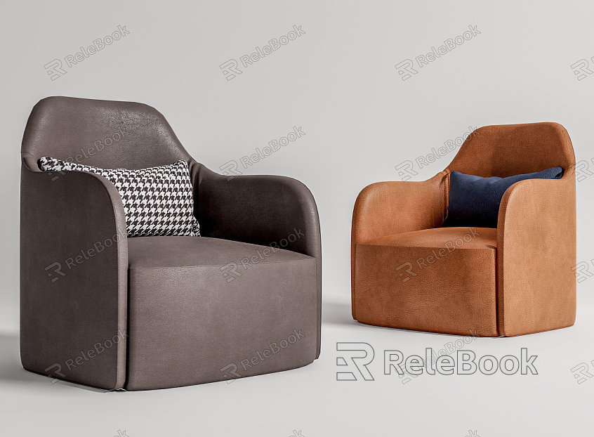 Modern Single Sofa Leisure Chair model