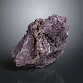High Quality Purple Natural Stone Specimen Featuring Rough Surface And Natural Texture 3d model