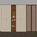 Middle style wardrobe 3d model