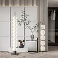 Modern floor lamp floor lamp combination 3d model