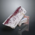Durable Electronic Appliance Wall Mounted Design With Red White Texture And Metal Bracket