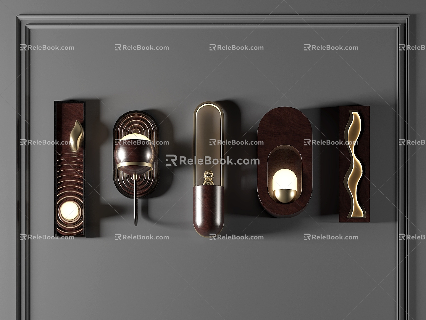 Modern wall lamp 3d model