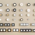 Different Styles Downlights and Spotlights Modern Designs for Interior Ceiling Lighting